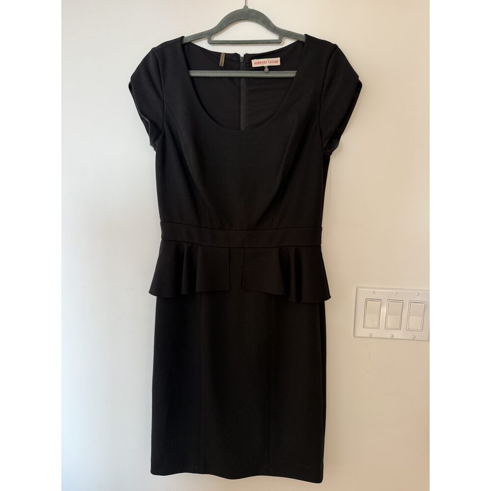REBECCA TAYLOR Black Dress 8